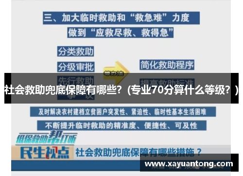 社会救助兜底保障有哪些？(专业70分算什么等级？)